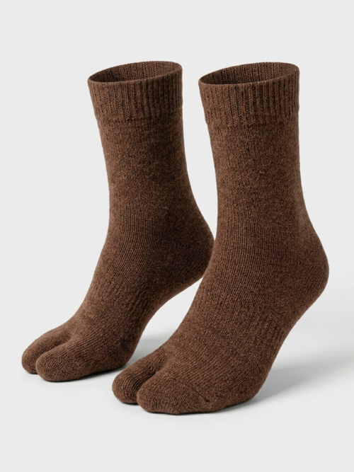 Ladies Fine Knit Winter Toe Socks