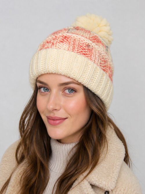Women's Winter Soft Cap with Fur Lining