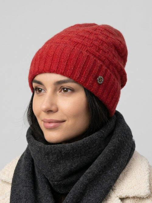 Women's Winter Cap with Fur Lining