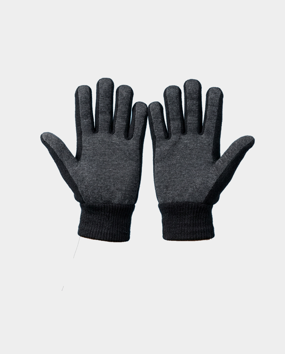 Unisex Fleece Gloves with Border Rib