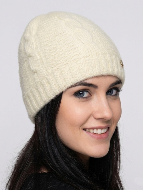 Women's Self Design Winter Caps
